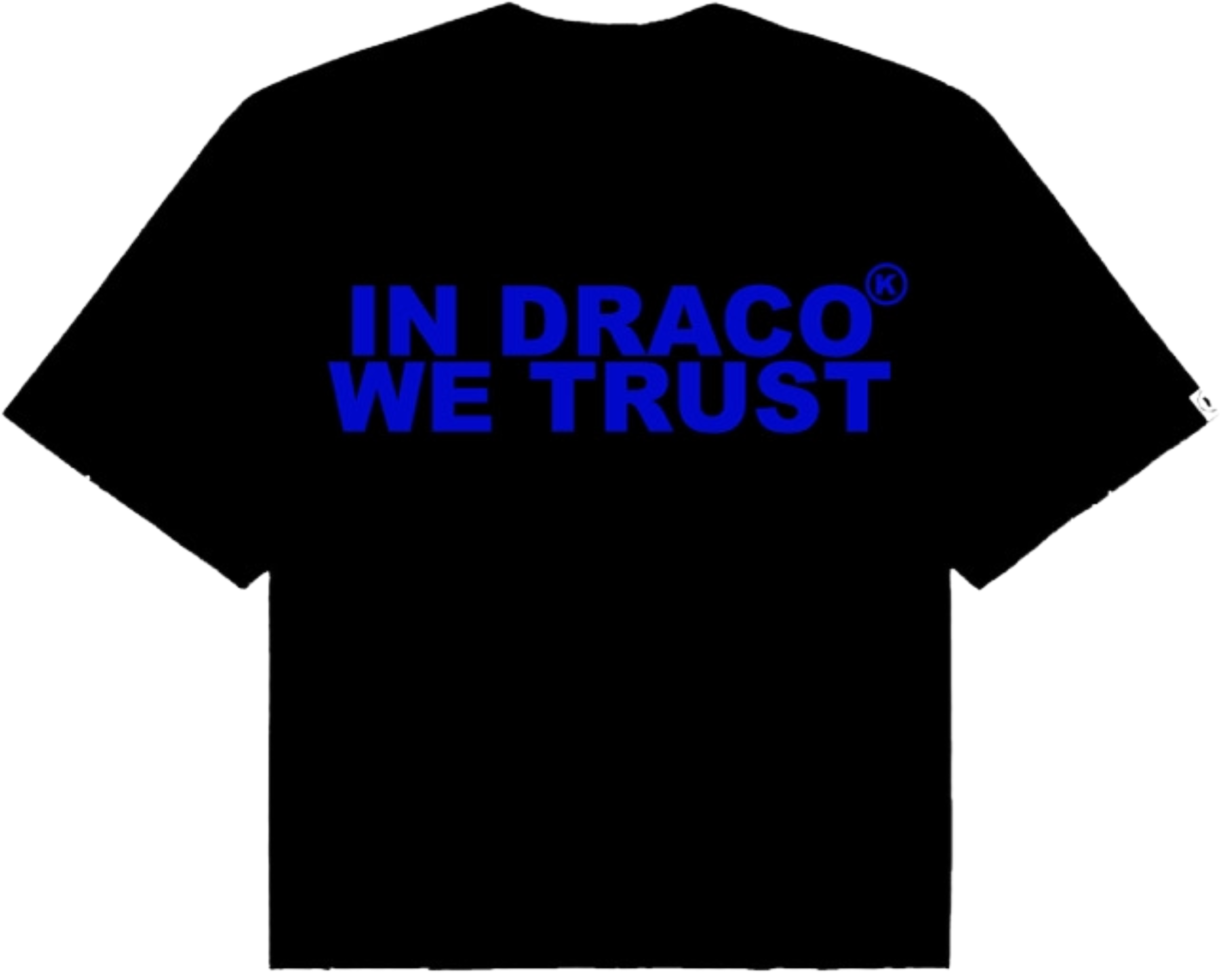 IN DRACO WE TRUST OVERSIZED TEE (Blue Devil) pre-made – KIXKZGALORE